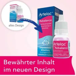 Hot ® Rebalance Augentropfen für gereizte trockene Augen, 3X10 ml Augentropfen Trockene Augen