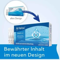 Artelac® Splash EDO® Augentropfen für trockene brennende Augen, 10X0.5 ml