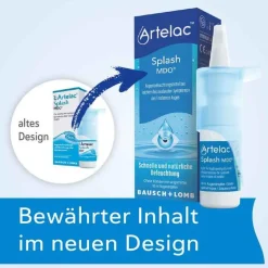 Best Artelac ® Splash MDO® Augentropfen für trockene brennende Augen, 1X10 ml