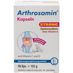 Hot Arthrosamin strong ohne Vitamin K Kapseln, 90 St Glucosamin-Chondroitin