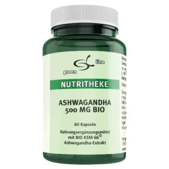 Ashwagandha 500 mg Bio Kapseln, 60 St Ashwagandha