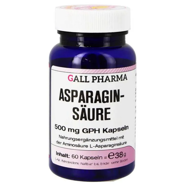 Asparaginsäure 500 mg GPH Kapseln, 60 St