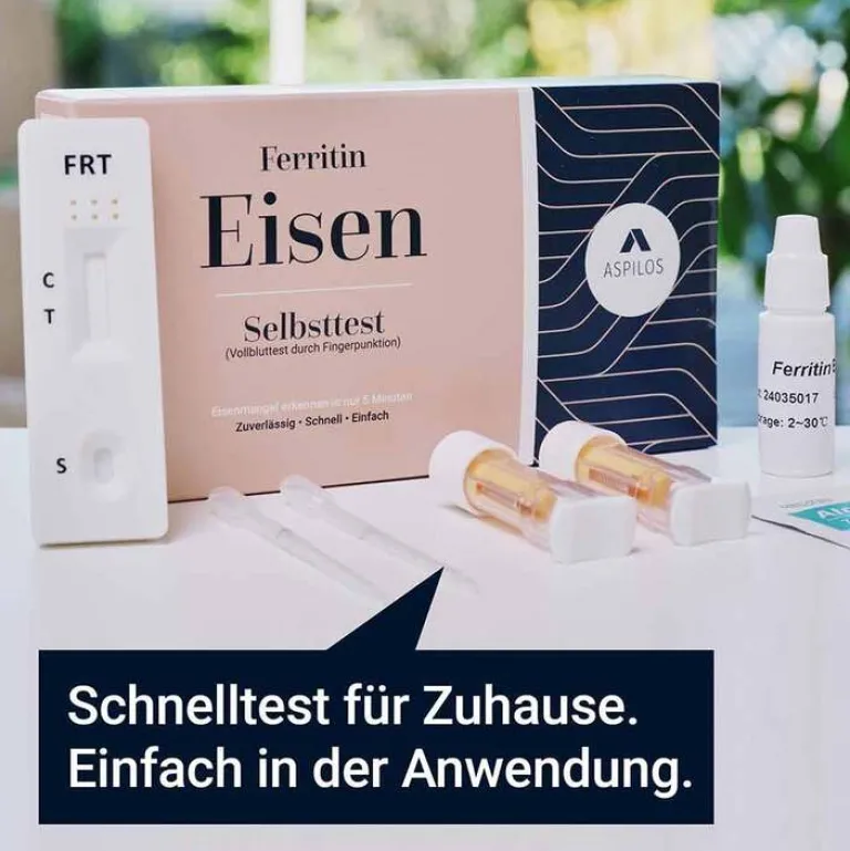 Outlet Aspilos Eisen Ferritin Selbsttest Blut, 1 St