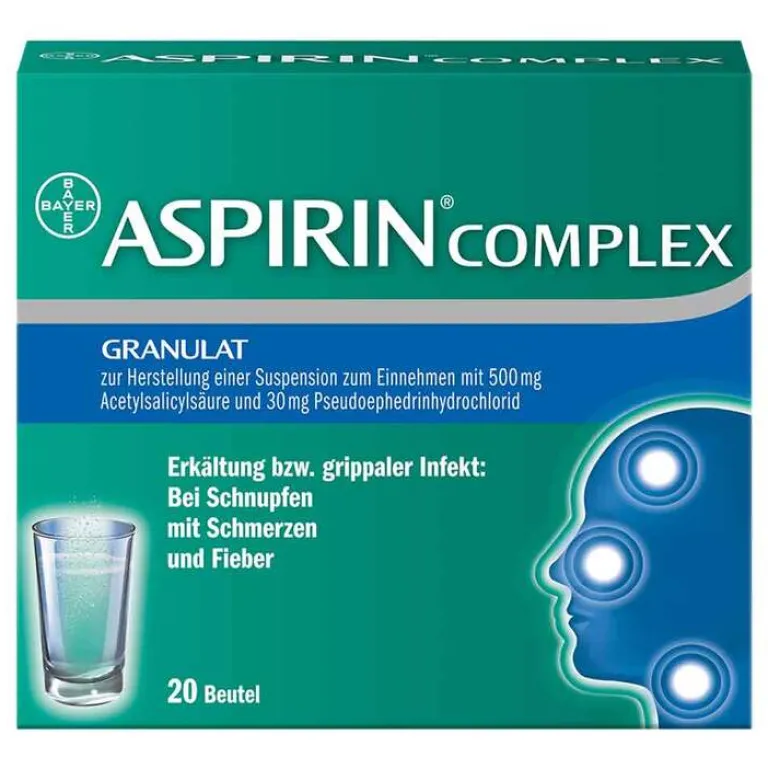 Best Complex Granulat, 20 St Ass-Acetylsalicylsäure|Schnupfen & Nasennebenhöhlen