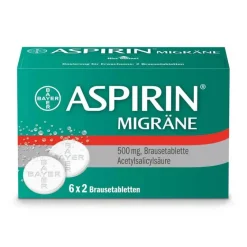 New Aspirin Migräne Brausetabletten, 12 St