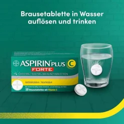 New Aspirin plus C forte 800 mg / 480 mg Brausetabletten, 10 St