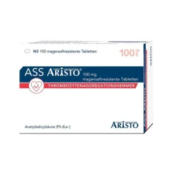 Outlet ASS 100 mg magensaftresistente Tabletten, 100 St Blutverdünner Medikamente|Acetylsalicylsäure (Ass)