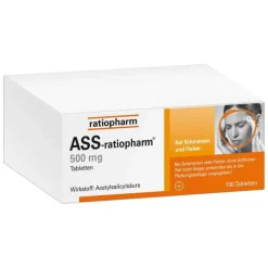 ASS Ratiopharm 500 mg Tabletten, 100 St