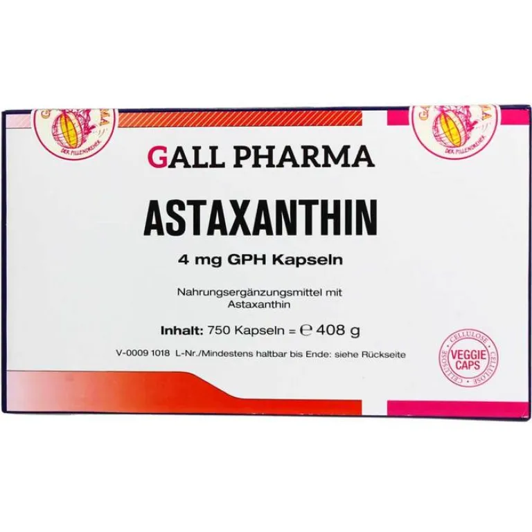 Outlet Astaxanthin 4 mg GPH Kapseln, 750 St Astaxanthin