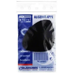 New Dr. Junghans Augenklappe mit Gummiband schwarz 34000, 1 St