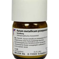 Clearance Weleda Aurum metallicum Präparat D 20 Trituration, 50 g