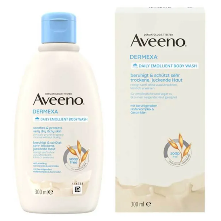 Sale Aveeno baby Dermexa Emollientien Duschcreme, 250 ml