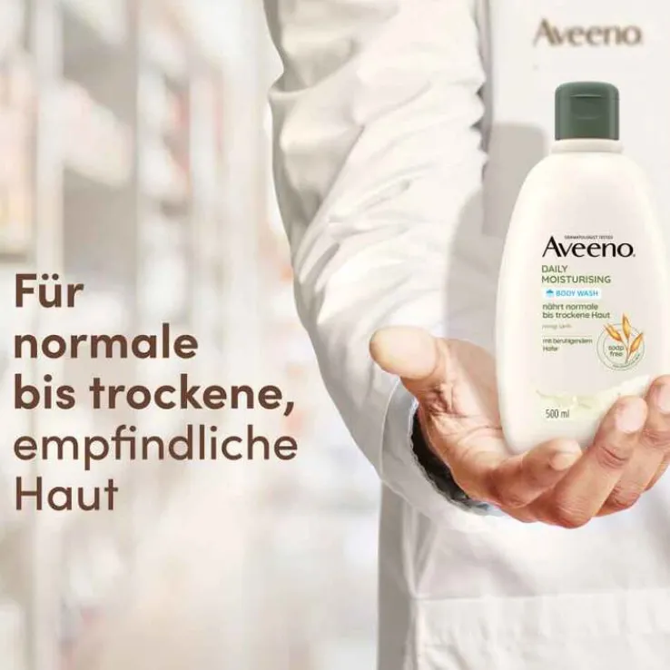 Aveeno Daily Moisturising seifenfreies Duschgel, 500 ml
