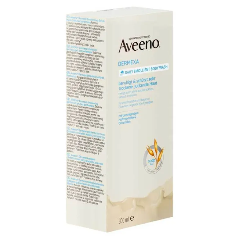 Hot Dermexa Emollientien Duschcreme, 300 ml Duschen & Waschen