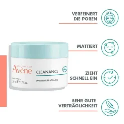 Hot Cleanance mattierendes Aqua-Gel, 50 ml Unreine Haut