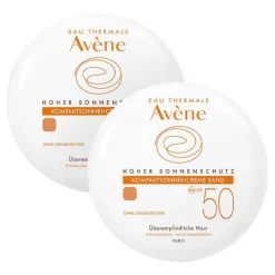 Best Kompaktsonnencreme sand SPF 50 , 2x10 g Lsf 50+