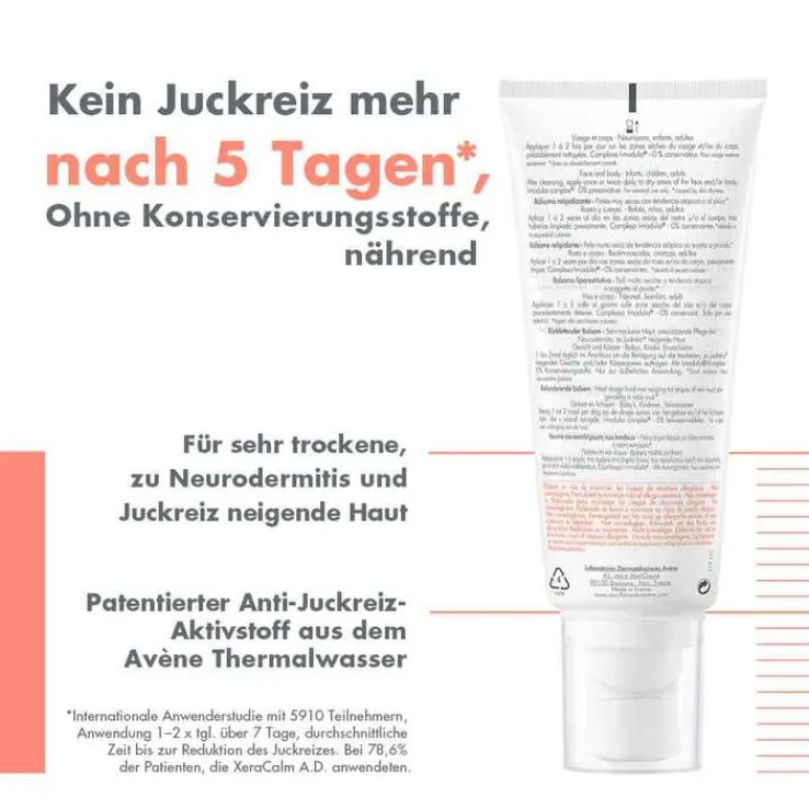 Avene XeraCalm A.D rückfettender Balsam, 200 ml