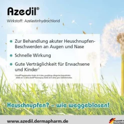 Outlet Azedil ® mit Azelastin Nasenspray , 5 ml