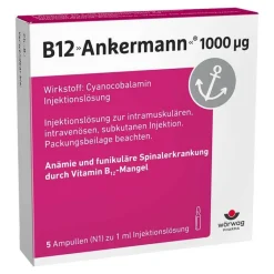 Hot Ankermann B12 ® 1000 µg Vitamin B12 Injekt, 5X1 ml