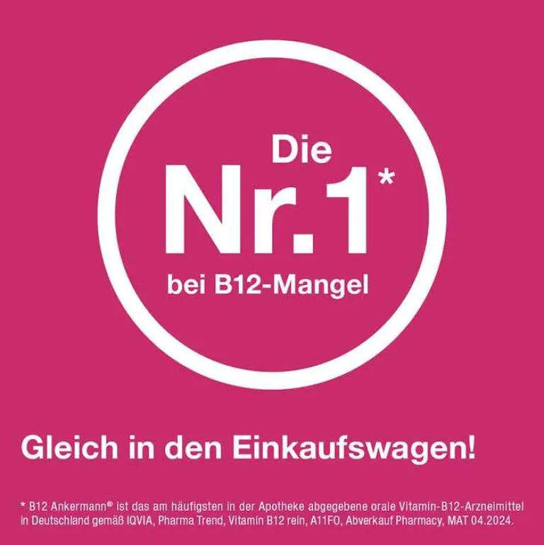 Sale B12 ® 1000 µg Vitamin B12 Tabletten hochdosiert, 50 St Vitamin B12 (Cobalamin)