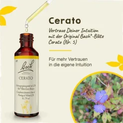 Hot Original Bachblüten Bachblüten Nr. 5 Cerato Tropfen, 20 ml