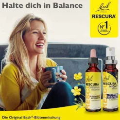 Rescura Bachblüten Original Tropfen mit Alkohol, 20 ml