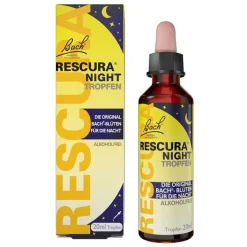 Discount Rescura Bachblüten Original Night Tropfen alkoholfrei, 20 ml