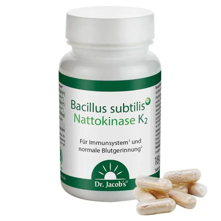 New Bacillus subtilis plus Dr. Jacob`s Kapseln, 60 St Enzyme
