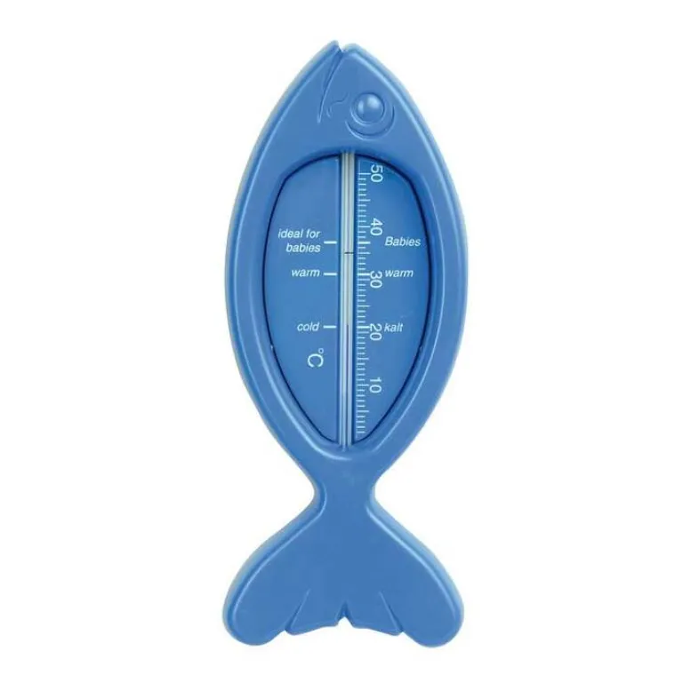 New Badethermometer Fisch blau 1, 1 St Badethermometer