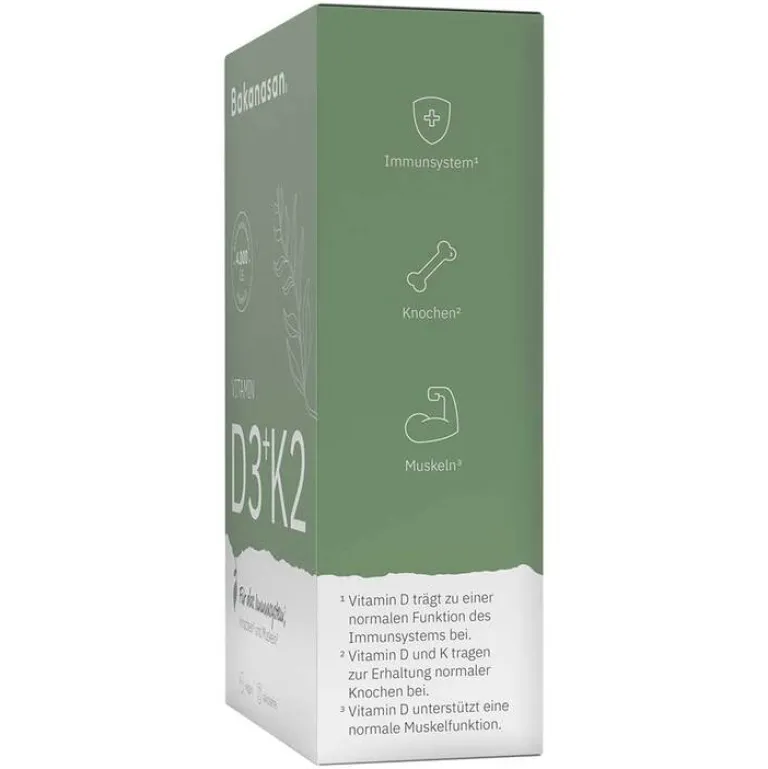 Online Bakanasan Vitamin D3 + K2 Kapseln, 60 St