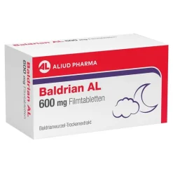 Hot Baldrian AL 600 mg Filmtabletten, 60 St Beruhigungsmittel