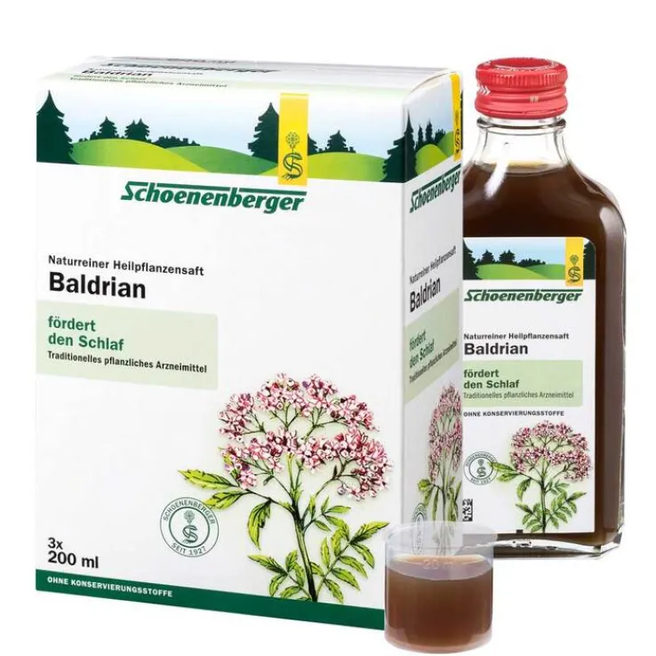 Baldrian Saft Schoenenberger, 3X200 ml