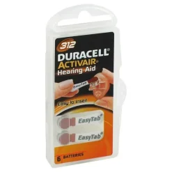 Outlet Duracell Batterien für Hörgeräte 312, 6 St