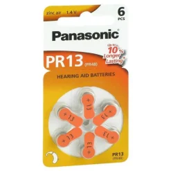 Sale Panasonic Batterien für Hörgeräte PR 13, 6 St