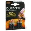 Outlet Batterien Micro LR 03 AAA MN2400 Duracell Plus, 4 St Batterien