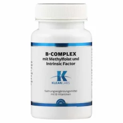 B-Complex mit Methylfolat und Intrinsic Factor Kap, 60 St