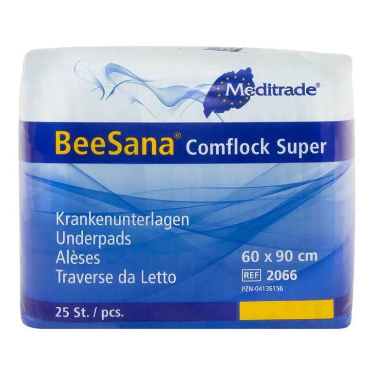 Hot Comflock Super Krankenunterlage 60x90 cm, 25 St Krankenunterlagen