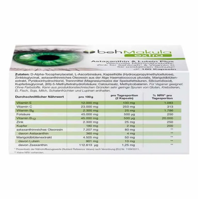 Online Beh Makula extra Kapseln, 180 St