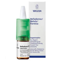 Sale Weleda Belladonna / Betula / Formica Augentropfen, 10 ml
