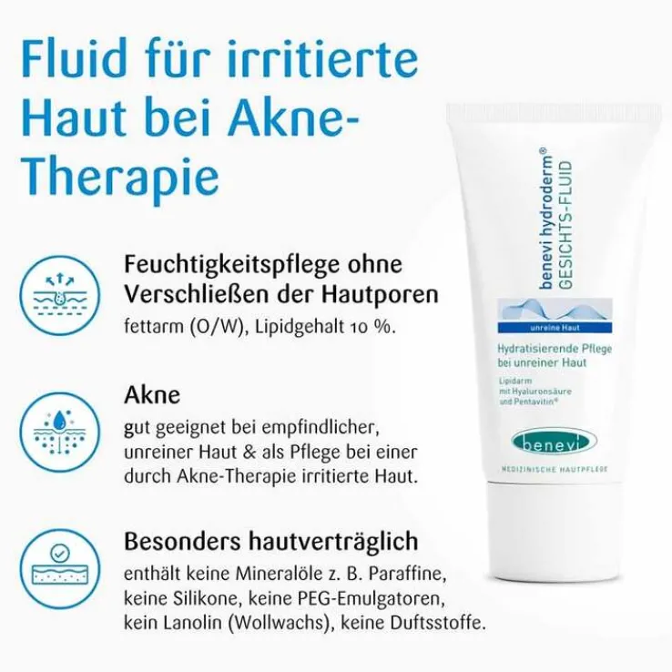 Benevi Hydroderm Gesichts Fluid, 50 ml
