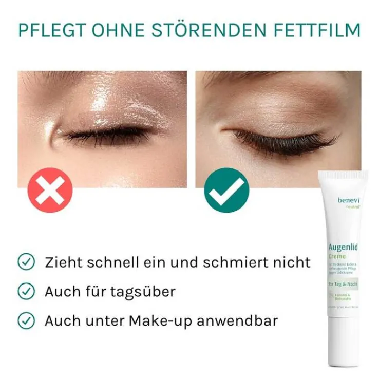 Benevi Neutral Augenlid-Creme, 15 ml