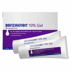 Discount Benzaknen ® 10% Gel bei mittelschwerer bis schwerer Akne, 2X60 g