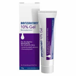 New ® 10% Gel bei mittelschwerer bis schwerer Akne, 15 g Akne-Creme