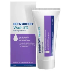 Discount Benzaknen ® Wash 5% Suspension bei unreiner Haut und leichter Akne, 100 g