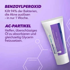 Benzaknen® Wash 5% Suspension bei unreiner Haut und leichter Akne, 2X100 g