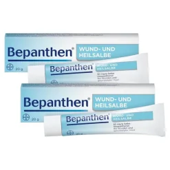 Bepanthen Wund- und Heilsalbe bei oberflächlichen Hautverletzungen, 2x20 g