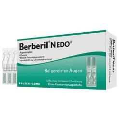 Berberil N EDO Augentropfen bei akut geröteten, gereizten Augen, 30X0.5 ml