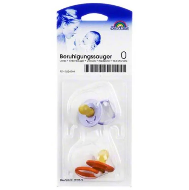 Babyfrank Beruhigungssauger Kirsche Latex, 2 St