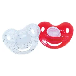 Beruhigungssauger Kirsche Silikon Girl 0 - 6 M., 2 St