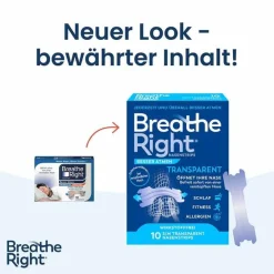 Outlet Breathe Right Nasenpflaster normal transparent , 10 St Schnupfen & Nasennebenhöhlen